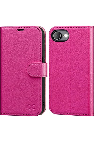 NO BRAND Husă flip din piele Ocase pentru iPhone 16e, tip portofel, cu protec...