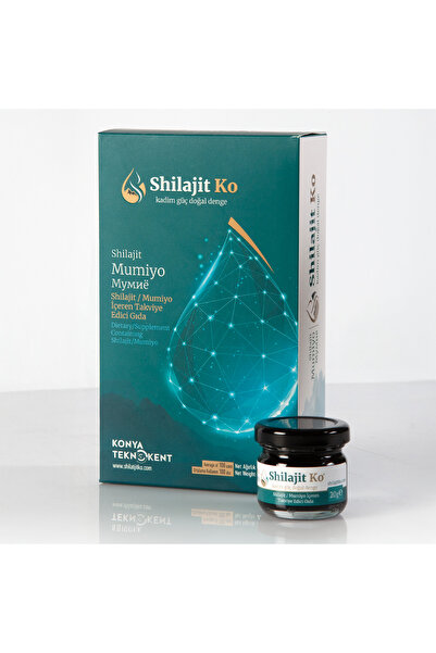 Shilajit ShilajitKo Mumiyo İçeren Takviye Edici Gıda 20 g