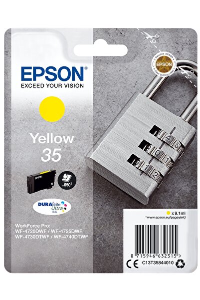 NO BRAND Nou original cerneală 35 t3584 pentru Epson Workforce Pro WF-4720DWF...