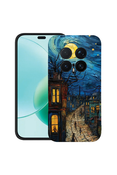 bestcase ®   Θήκη TPU Υπέρλεπτη Husa για Honor Magic8 Pro, Βαν Γκογκ Πόληστρα...