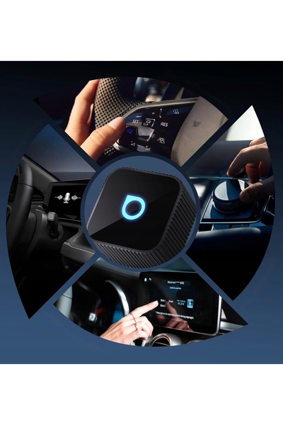 NO BRAND Ottocast Mini Slim Cube Adaptor Wireless pentru iPhone Android Auto USB