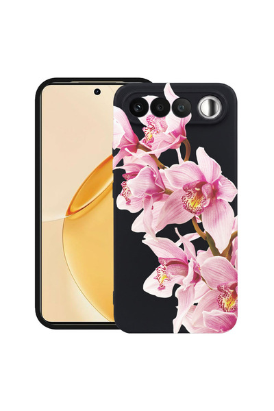 bestcase ®   Θήκη TPU Υπέρλεπτη Husa για Realme 16, Φλοράλ - Κομψή Ροζ Ορχιδέ...