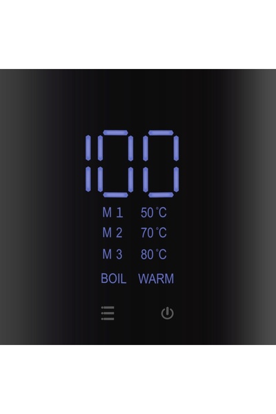 NO BRAND Fierbător electric de 1.7l cu control al temperaturii