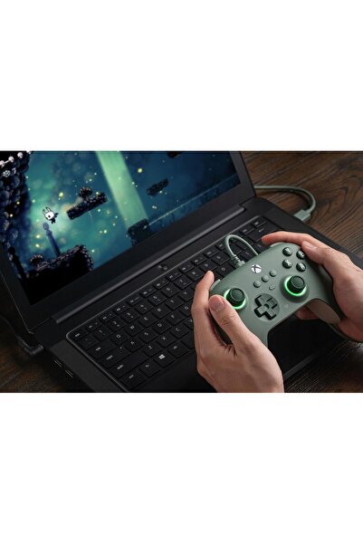 NO BRAND Controler cu fir pentru Xbox Series X S One PC RGB Efect Hall