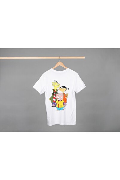 Noname Tricou Unisex Bumbac Premium Casual " Ed, Edd n Eddy - foto " Inscriptie