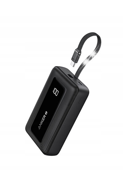 NO BRAND Anker Zolo Power Bank, 20.000 mAh 30W, cu cablu USB-C încorporat