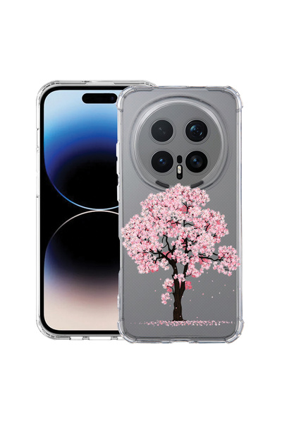bestcase ®   Αντικραδασμική Θήκη Husa για Honor Magic 8 Pro, Ανθισμένα Δέντρα...