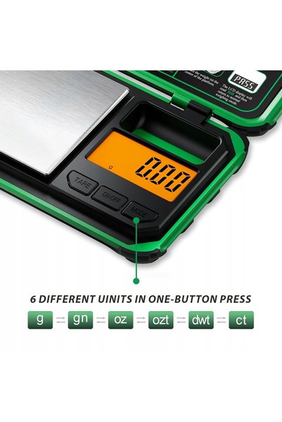 NO BRAND Cântar de buzunar pentru bijutieri, precizie 200g / 0.01g, LCD, mini