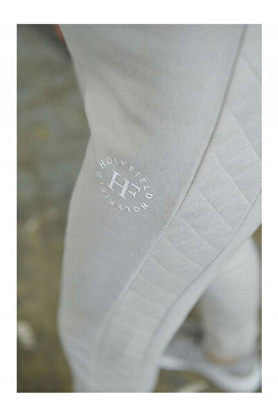 NO BRAND Pantaloni de trening gri deschis căptușiți, tip jogger, cu logo Holy...