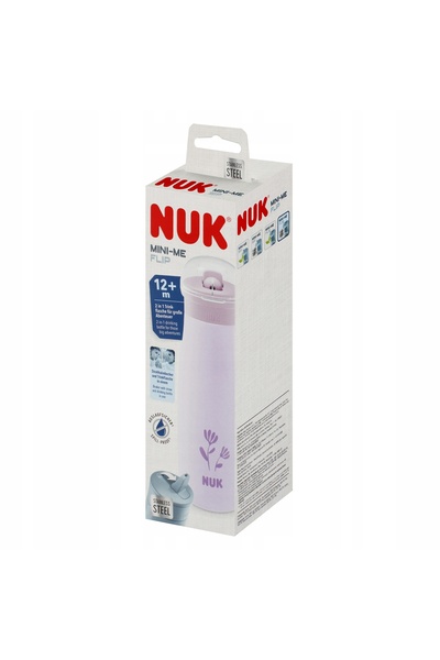 NO BRAND Cana Nuk 500 ml 12m+ mini-me oțel floare 10225329