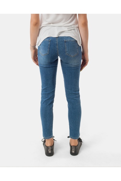 NO BRAND Blugi Rurki de damă Push-Up cu talie înaltă Rader 711/418J 86cm