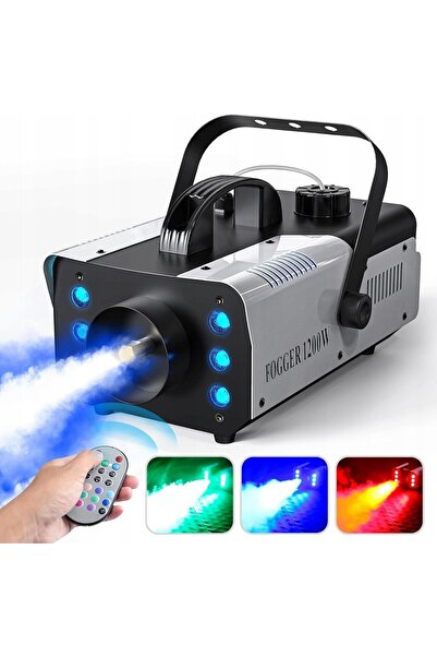 NO BRAND Generator de fum Aparat de fum 1200W Lumină LED RGB Telecomandă