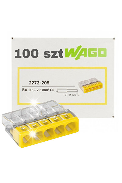 Wagoon Terminal de Conectare Rapidă Wago 2273-205 pentru Cablu 5X0,5-2,5mm 0,...