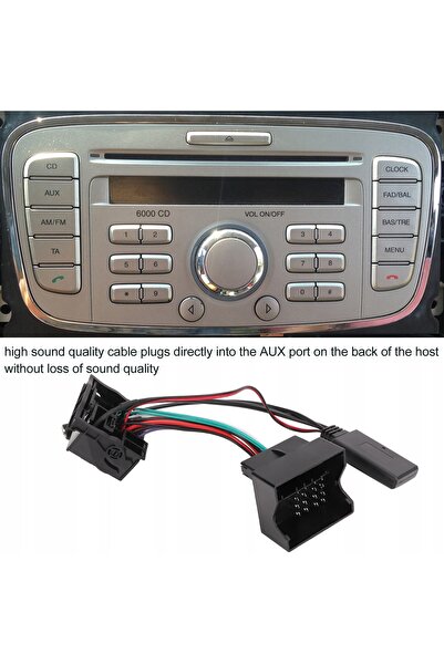 NO BRAND Adaptor modul Bluetooth Aux pentru Ford cu microfon