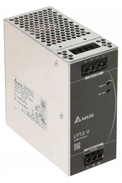 NO BRAND Sursă de alimentare 24V CC 20A 480W, montabilă pe șină DIN