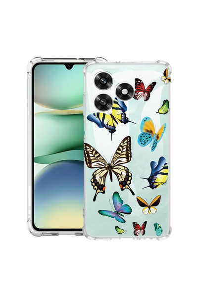 bestcase Intelli ®   Husă Antișoc pentru Honor 600 Lite, Fluturi în culori fr...