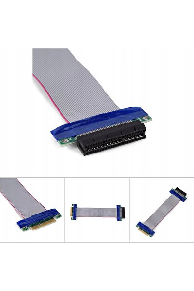 NO BRAND Cablu Riser PCI-E PCIe PCI Express 4X-4X pentru placă grafică