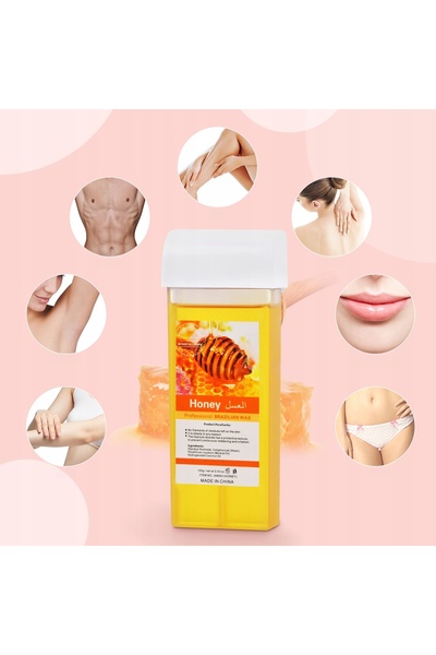 NO BRAND Ceară roll-on pentru depilare 100g Miere + Pachet 16 Uleiuri pentru ...