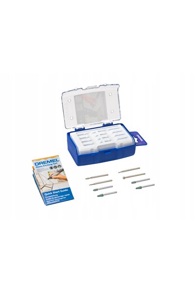 Dremel Set de 8 piese accesorii pentru gravat sticlă
