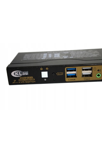 NO BRAND Cklau Comutator KVM cu 2 porturi USB 3.0 HDMI 2.1, 8K 60Hz 4K 144Hz