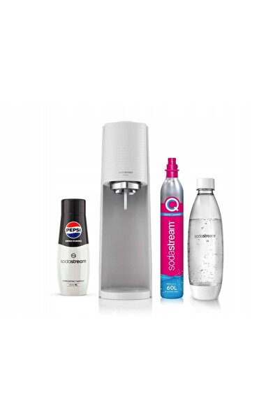 sodastream Saturator Terra White Kit + Carte de rețete + 4x Plicuri