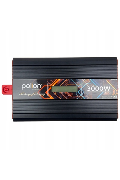 NO BRAND Invertor auto 24V/230V Polion 3000W Undă sinusoidală pură