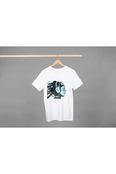 Noname Tricou Unisex Bumbac Premium Casual " Robot science-fiction " Inscriptie