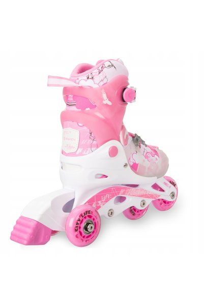 NO BRAND Patine cu rotile 3 în 1 Reglabile Raven Princess 30-33 Cauciuc