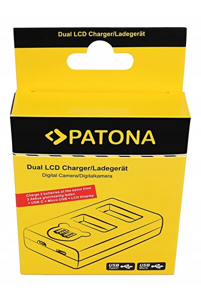NO BRAND Încărcător dublu de baterii Patona pentru Fujifilm Np-W235/Fujifilm ...