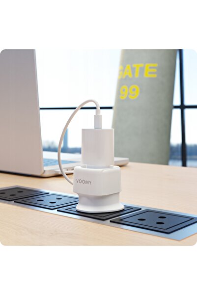 NO BRAND Voomy Travel Y502 Adaptor de călătorie Tip Rpa m, 2 bucăți, Alb