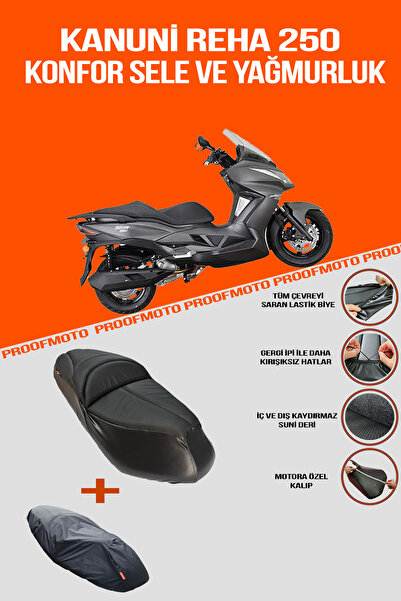 PROOFMOTO Kanuni Reha 250 Comfort Seat and Raincoat Cover
