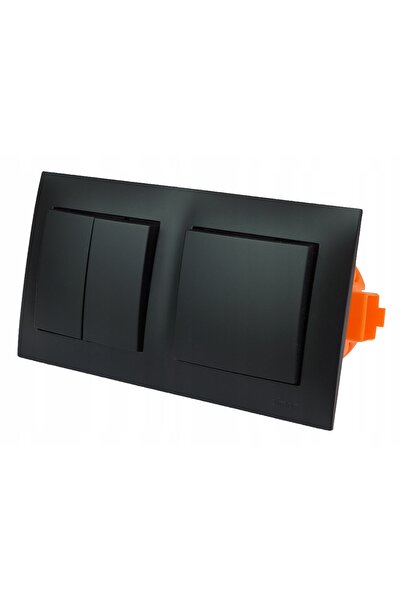 Kontakt-Simon Simon 54 Întrerupător cu conector pentru lumină Negru