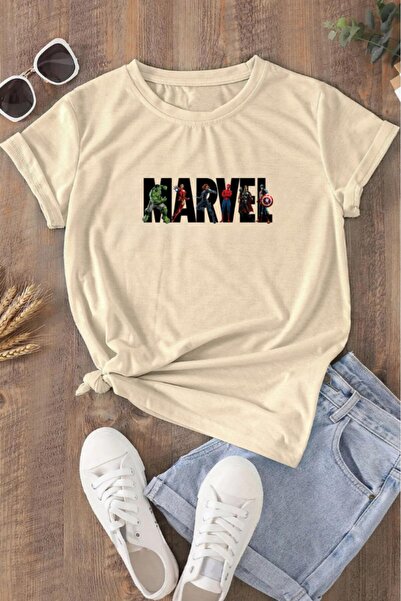 yombaa Unisex Marvel Printed Children's T-Shirt