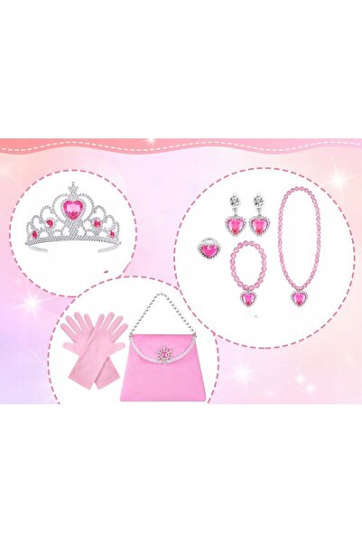 NO BRAND Set accesorii costum prințesă 11 piese pelerină coroană Halloween