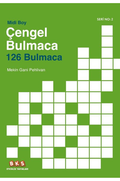 BKS ETKİNLİK YAYINLARI Midi Boy Çengel Bulmaca 2 / Mekin Gani Pehlivan / / 97...