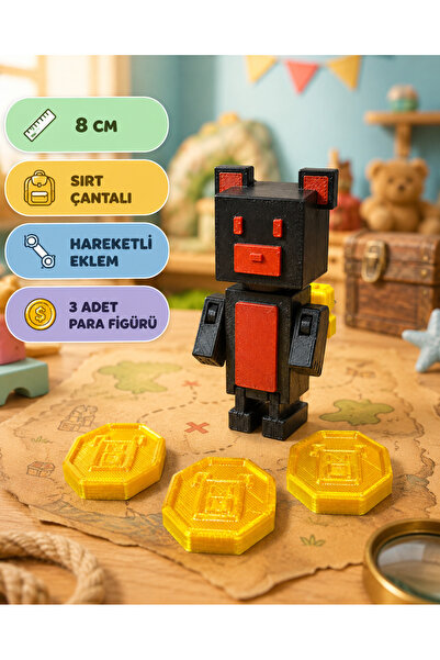 VRDCHLOE Super Bear Adventure Oynar Eklemli Tekli Figür Seti Bareen,Tilki ve ...