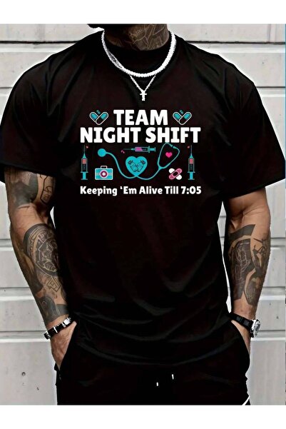 799 100% Cotton Nurse Practitioner Keeping Them Alive Funny Team Night Shift ...