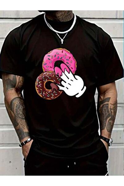 799 100% Cotton Dirty Humor 2 Pink 1 In The Stink I Donut Jokes Round Neck Sh...