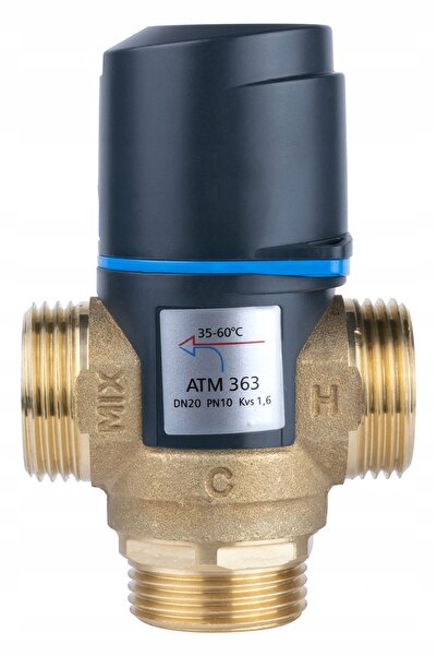 Afriso ATM 363 DN20 GZ 1 "35-60 VALVĂ TERMOSTATICĂ DE AMESTEC ° C Kvs 1.6 m3/...