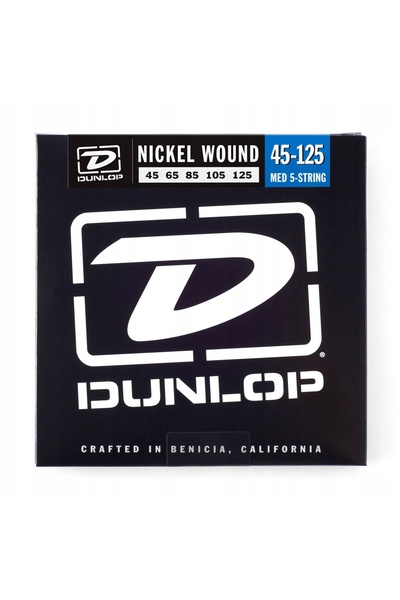 NO BRAND Corzi DUNLOP DBN45125 înfășurate cu nichel (45-125) 5 corzi