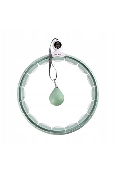 HMS HHM15 HULA HOP VERDE CU MAGNETE ȘI GREUTĂȚI + CONTOR