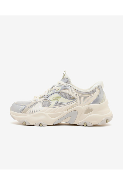 SKECHERS D'lites 5.0 Kadın Beyaz/Gri Sneakers 150526 OWGR