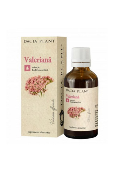 Dacia Plant Tinctura Valeriana Dacia Plant, 50ml