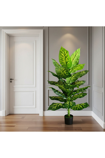 Alessandro DESIGN Decoratiune Dieffenbachia, Plastic, 150 cm, Verde