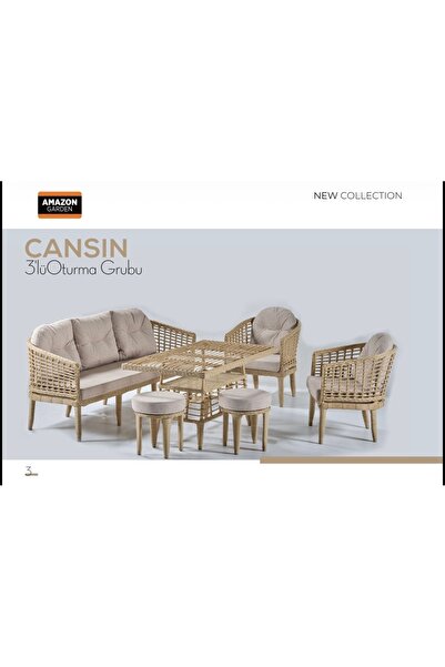 bycan Rattan 3 lü koltuk takımı