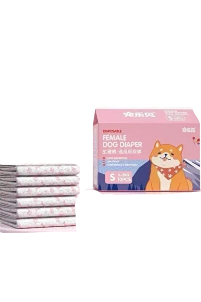 OEM Scutece catei femele, XS, 2-3kg, 10 bucati, pentru incontinenta urinara