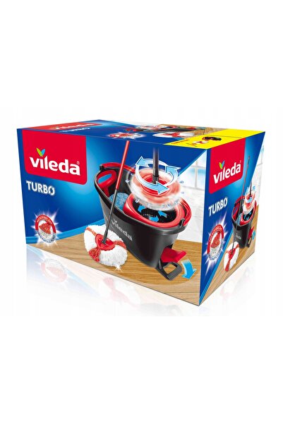 Vileda Silimo Mop rotativ cu stoarcere ușoară Turbo Box Wiadro Wyczytka Vileda