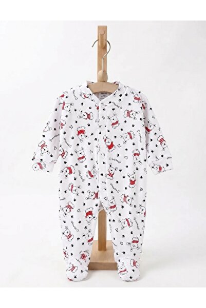 MiniKids Salopeta bebe Romania Absorba Rabbit, rosu