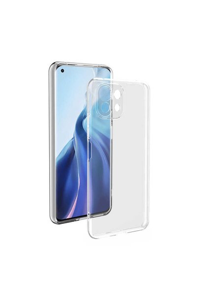 Ahlttiba حافظة شفافة لهاتف Xiaomi Mi 11 Lite، غطاء ناعم ورقيق عديم اللون من ا...