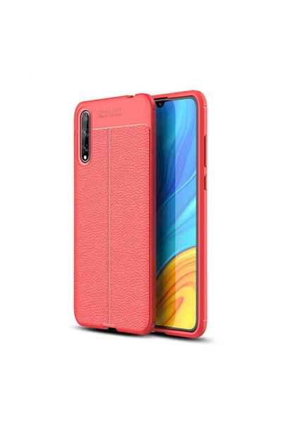 Ummeslem غطاء حماية فائق من السيليكون ذو مظهر جلدي متوافق مع هاتف Huawei P Sm...